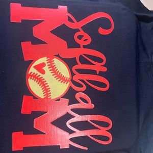 softball mom tank top, customizable coloring and sizing!
